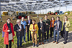 Einweihung Agri-PV-Forschungsanlage mit Staatssekretärin Sabine Kurtz | Bildquelle: Universität Hohenheim / Thomas Klink